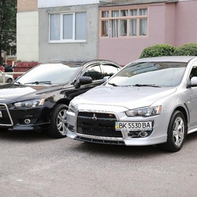 Mitsubishi Lancer X - авто на весілля у Рівному - портфоліо 2