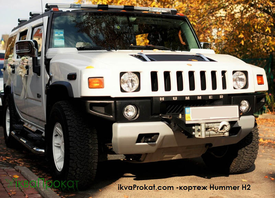 Hummer H2 белый 
