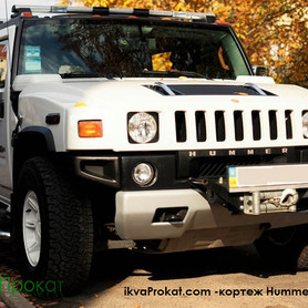 Hummer H2 белый - авто на весілля у Рівному - портфоліо 6