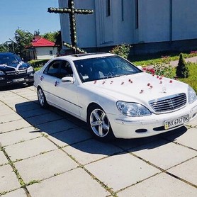 Mercedes s500 - авто на весілля у Львові - портфоліо 1